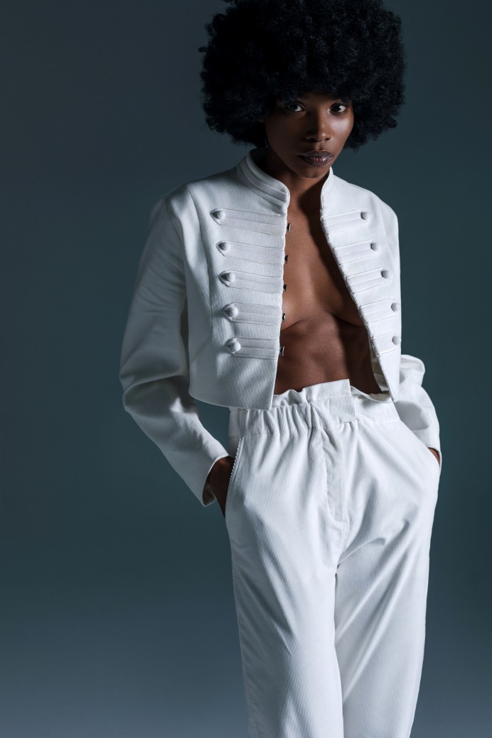 DŻAMILIA WHITE TROUSERS