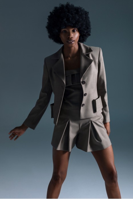 OLIVE GREEN EMEFA BLAZER