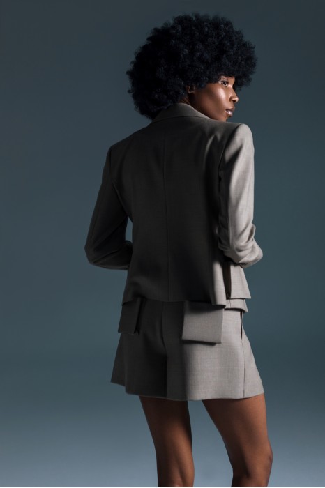 OLIVE GREEN EMEFA BLAZER