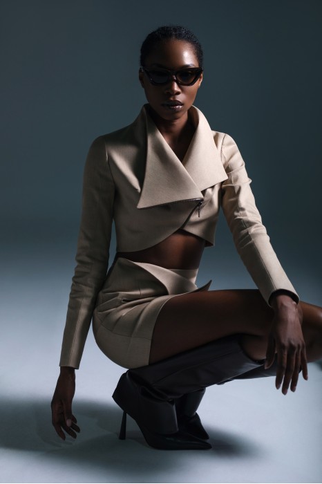 YUA BEIGE SKIRT