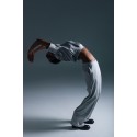 GRAY LONG PANTS ABEO