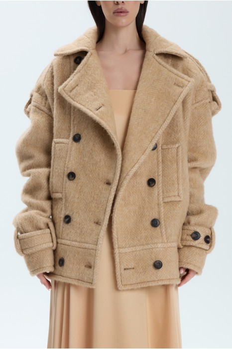 KURTKA CHIDI BEŻOWA