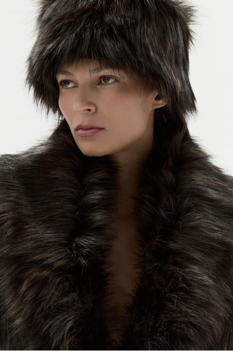 JOKO FUR PILLBOX HAT