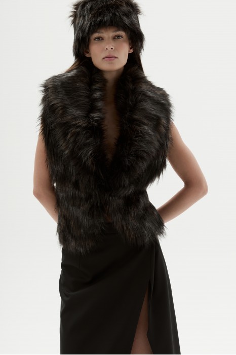 JOKO FUR PILLBOX HAT