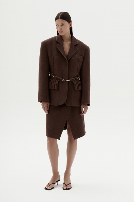LUNA SKIRT BROWN