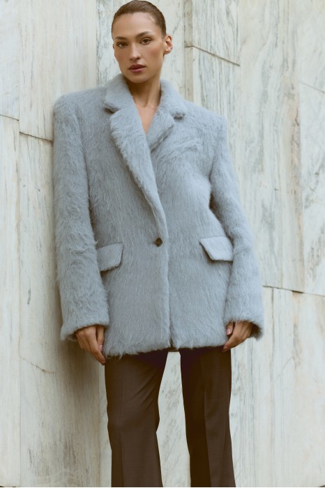GREY ZARINA BLAZER