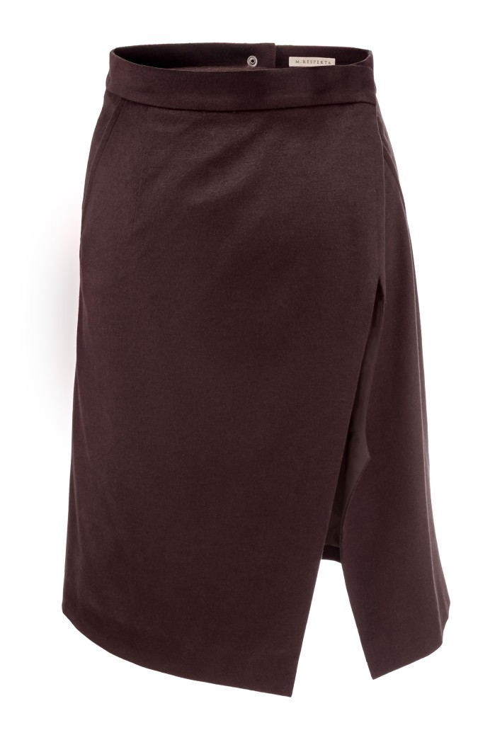 AUBERGINE LUNA SKIRT