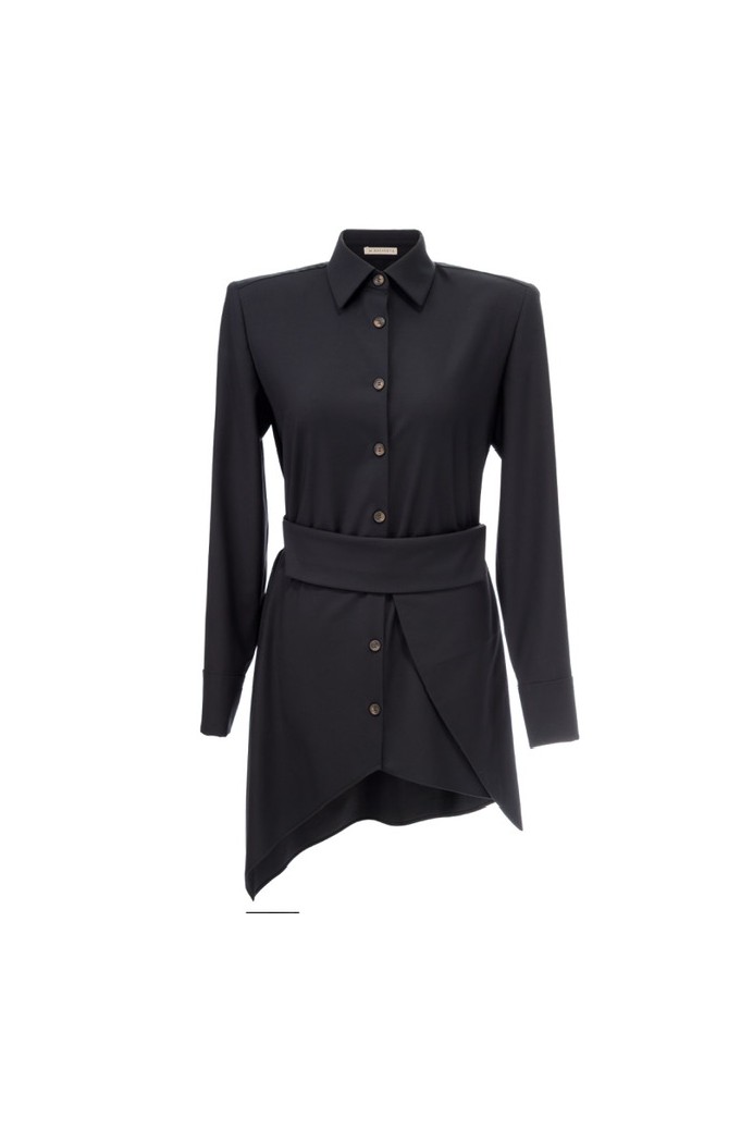 BLACK LINA SHIRT