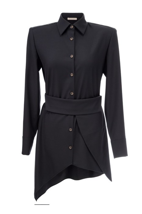 BLACK LINA SHIRT