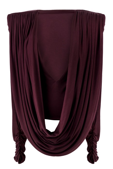 BLUZKA TENDAL BAKŁAŻAN