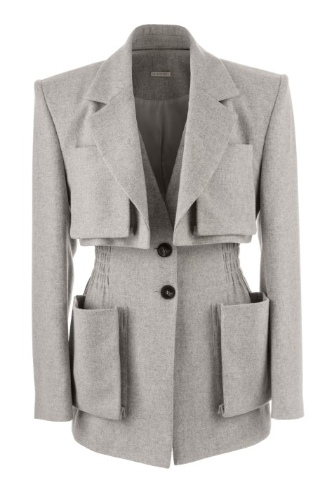 GREY WARDA SCULPTED BLAZER