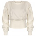 Teri waniliowa bluza dresowa