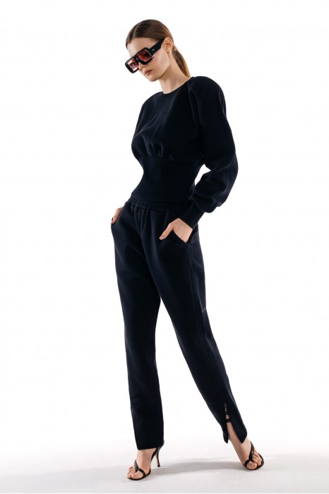 TERI CZARNA BLUZA DRESOWA