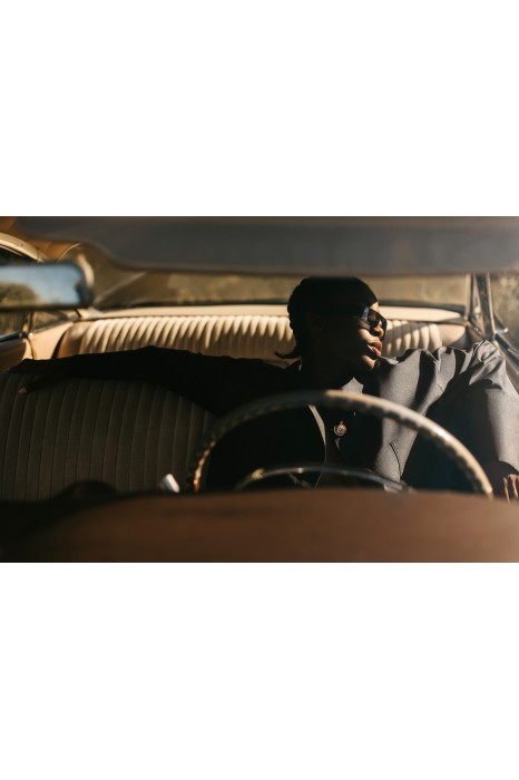 BLAISE GRAPHITE BLOUSE