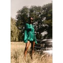 ANAIS BOTTLE GREEN DRESS