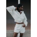 AFIYA WHITE SHORTS